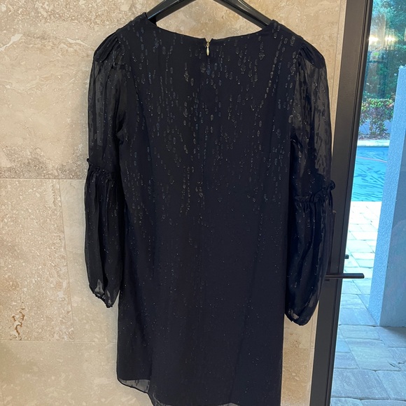 NWT Lilly Pulitzer Cleme Silk dress - onyx - size 6 - Picture 2 of 5